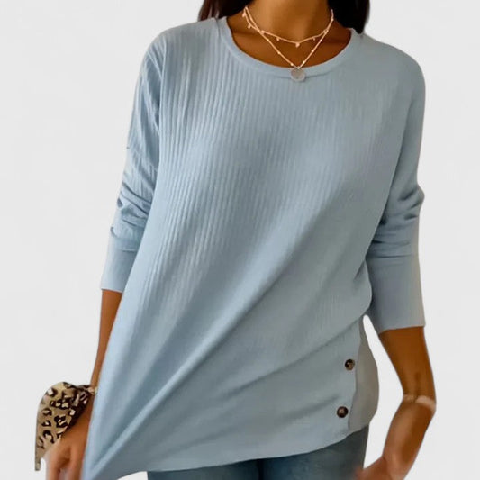 Megan™ | Elegant Crew Top